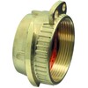 Tanker quick-release coupling male part with internal thread